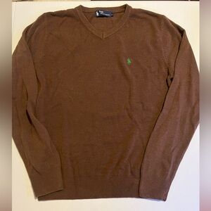 Polo Ralph Lauren Brown V-Neck Sweater